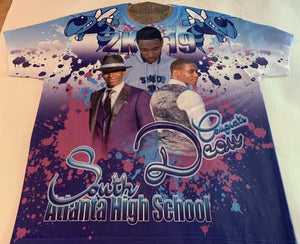 CUSTOMIZED 3D T-shirt FRONT and BACK