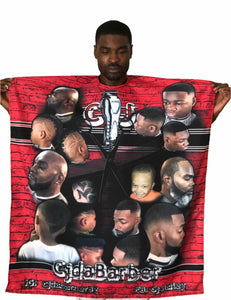 CUSTOMIZED BARBER CAPES